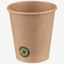 Kraft zero plastic carton cups 300 ml 50 pcs