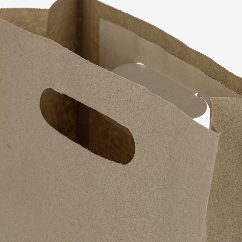 Kraft handle paper bags