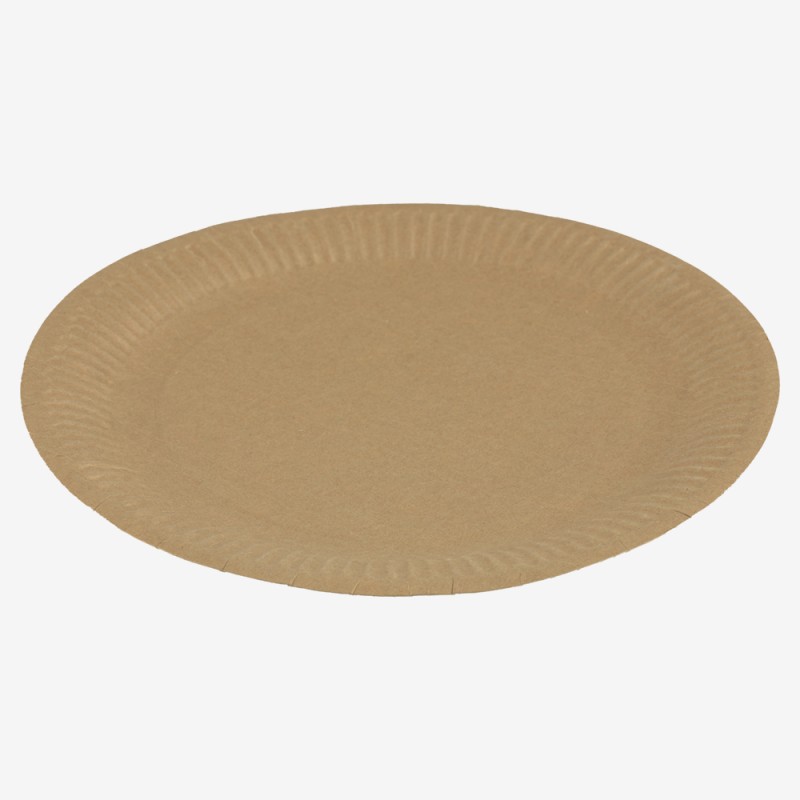 Round cardboard kraft plates