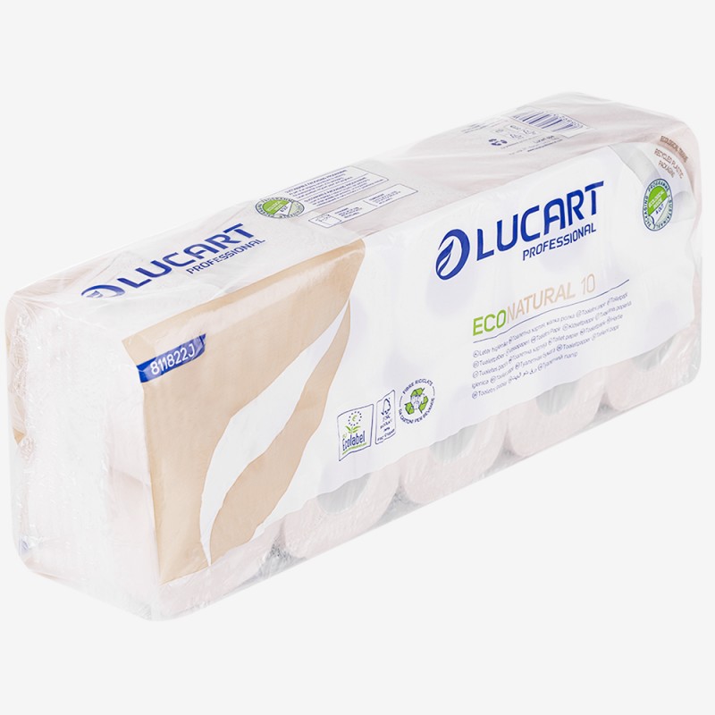 Тоалетна хартия Econat 2 пласта 10 ролки Lucart