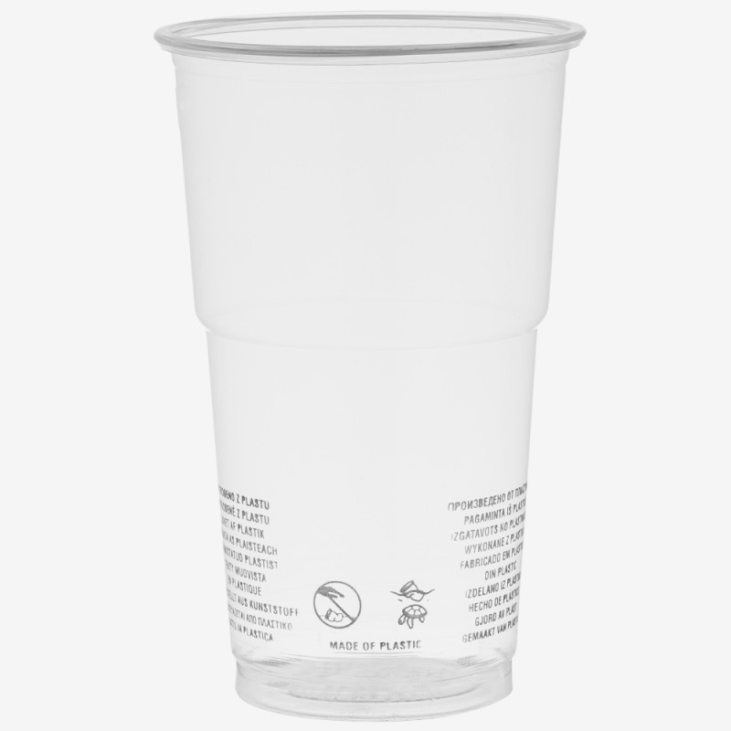 Plastic Cup PP Clear 300ml (50 Units)