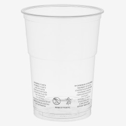 Transparent rPET cups top...