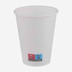 White paper cups 360 ml 50 pcs