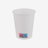 White paper cups 180 ml 50 pcs