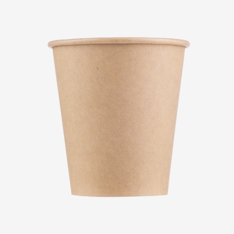 Kraft paper cups 180 ml 50 pcs