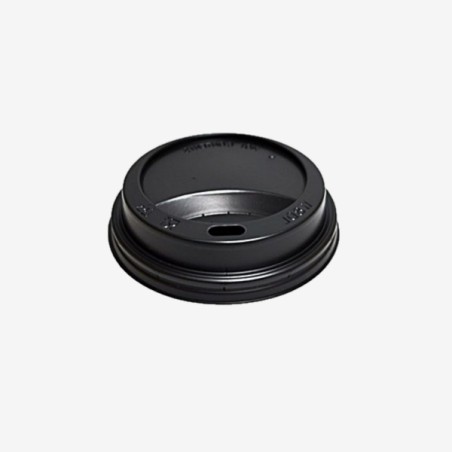 Capace PS negre Ø70 mm pentru pahare de 220 ml 100 buc
