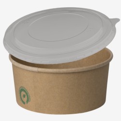 PLA kraft karton tálkészlet...