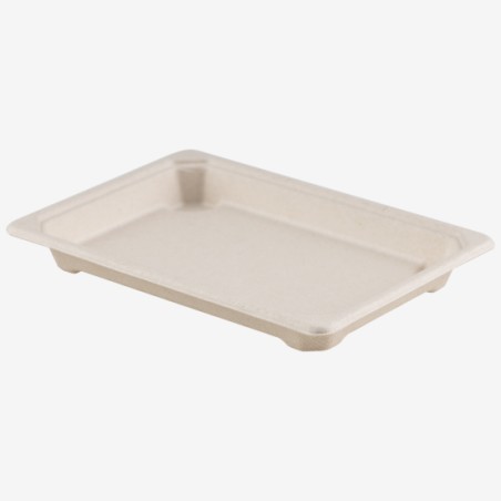 Platouri trestie natur 18x13 cm 125 buc