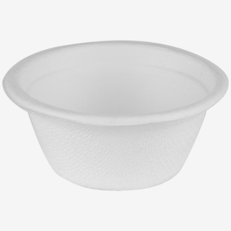 Set sosiere trestie de zahar albe 60 ml cu capace RPET 2500 buc. - 2