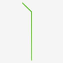 Pla green flexi straws 5 mm