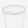 Capace transparente rPET plate gaura 95 mm 100 buc - 3