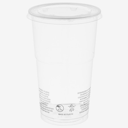 Capace transparente rPET plate gaura 95 mm 100 buc - 5