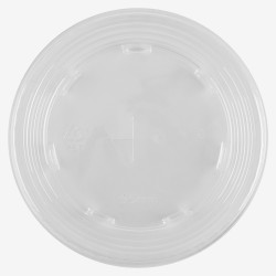 Capace transparente rPET plate gaura 95 mm 100 buc - 2