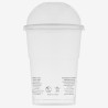 Capace transparente rPET cupola gaura 95 mm 100 buc - 3