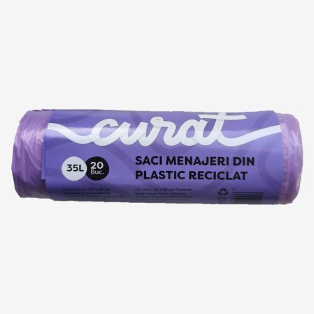 Saci menajeri "Curat" HDPE 35 L 20 buc - 1