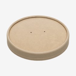 Capace carton kraft PLA Ø115 mm 25 buc. - 1