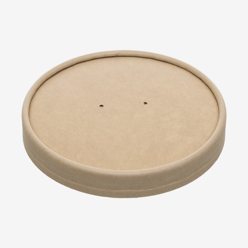 Capace carton kraft PLA Ø115 mm 25 buc. - 1