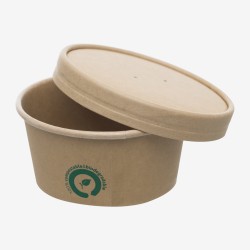 Capace carton kraft PLA Ø115 mm 25 buc. - 3