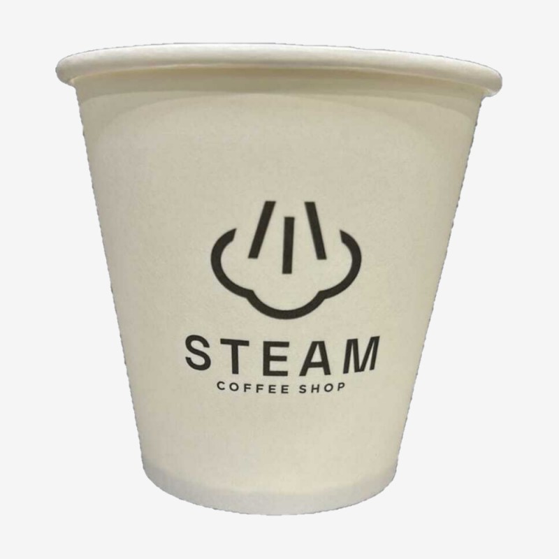 Pahare carton zero plastic artwork Steam 240 ml 1000 buc