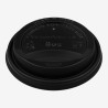 Capace cPLA negre Ø80 mm pentru pahare de 180ml/240ml/270ml 100 buc. - 2