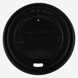 Black cpla lids Ø90 mm for...