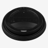 Capace cPLA negre Ø90 mm pentru pahare de 300ml/360ml/480ml 100 buc. - 2