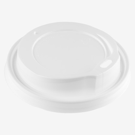 Capace PS albe Ø90 mm pentru pahare de 300ml/360ml/480ml 100 buc - 3