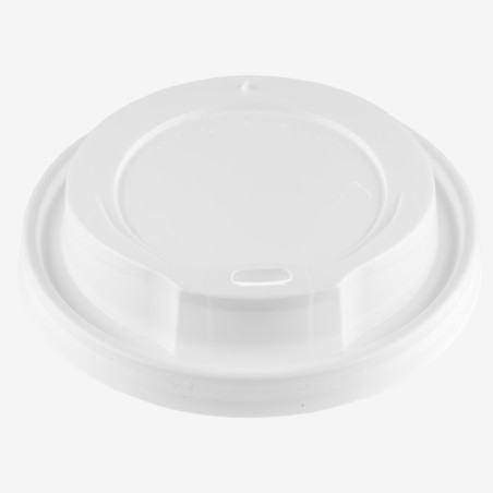 Capace PS albe Ø90 mm pentru pahare de 300ml/360ml/480ml 100 buc - 2
