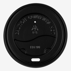 Black PS lids Ø90 mm for...