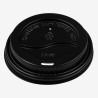Capace PS negre Ø90 mm pentru pahare de 300ml/360ml/480ml 100 buc - 2
