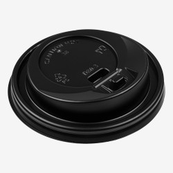 Capace PS Tab negre Ø80 mm pentru pahare de 180ml/240ml/270ml 100 buc - 3