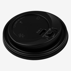 Capace PS Tab negre Ø90 mm pentru pahare de 300ml/360ml/480ml 100 buc - 3