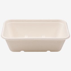 Caserole trestie de zahar albe 18x12.5 cm 650 ml 125 buc - 1