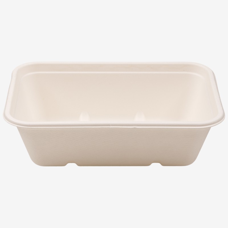 Caserole trestie de zahar albe 18x12.5 cm 650 ml 125 buc - 1