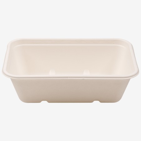 Caserole trestie de zahar albe 18x12.5 cm 650 ml 125 buc - 1