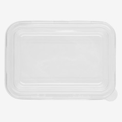 Capace PET caserole 18x12.5 cm transparente 50 buc - 2