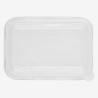 Capace PET caserole 18x12.5 cm transparente 50 buc - 2