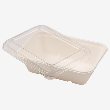 Capace PET caserole 18x12.5 cm transparente 50 buc - 4