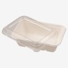 Capace PET caserole 18x12.5 cm transparente 50 buc - 6