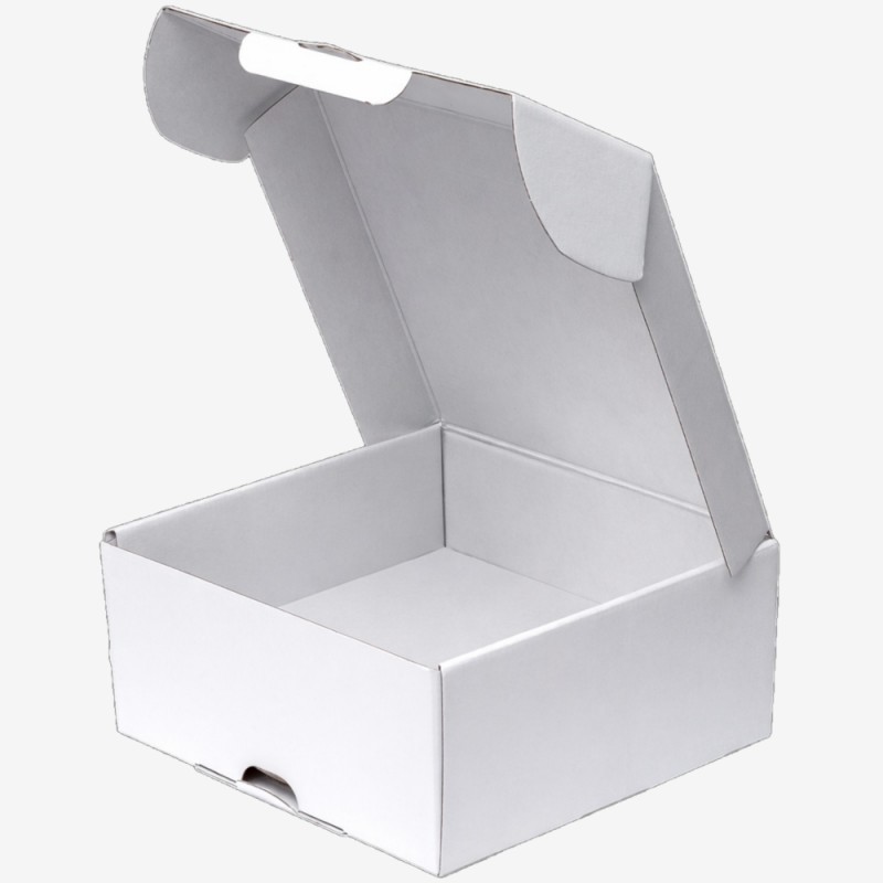 Cutii carton albe 23x23x11 cm 50 buc - 1