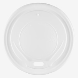Capace PS albe Ø80 mm pentru pahare de 180ml/240ml/270ml 100 buc - 1
