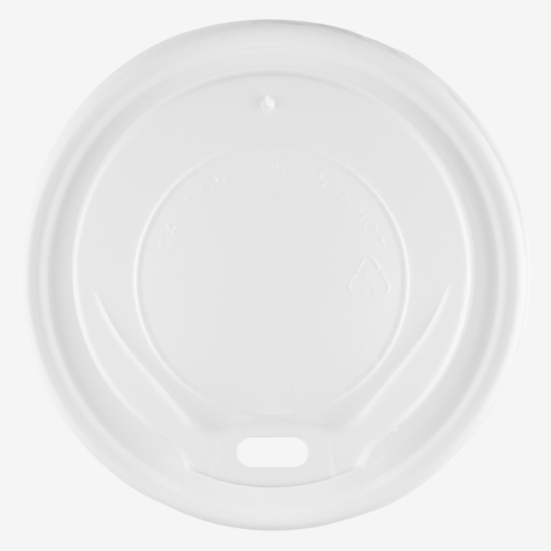 Capace PS albe Ø80 mm pentru pahare de 180ml/240ml/270ml 100 buc - 1