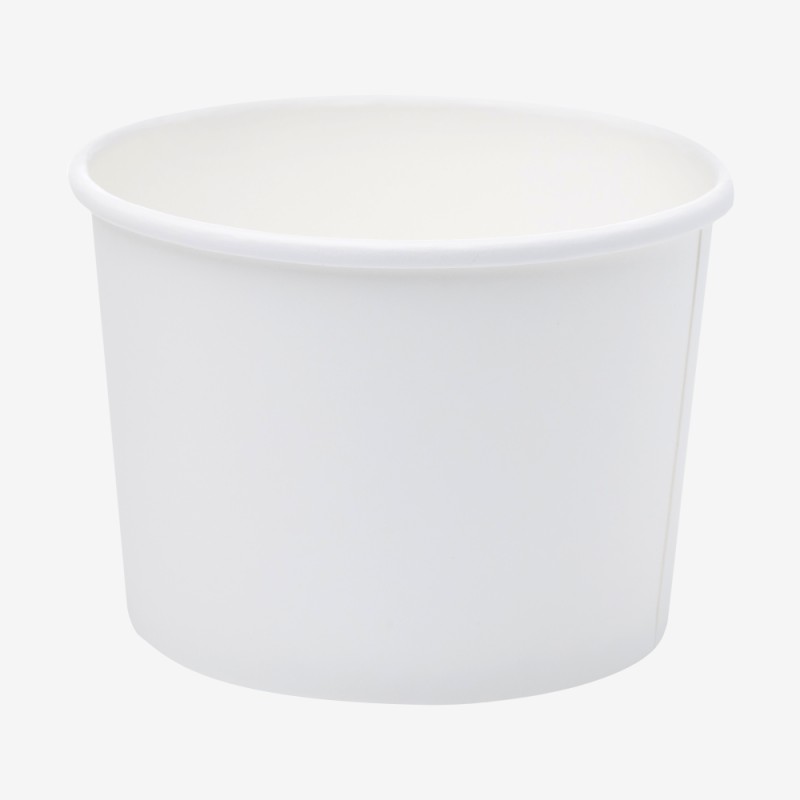 Boluri carton albe Ø115 mm 480 ml 50 buc. - 1