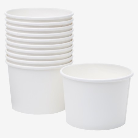 Boluri carton albe Ø115 mm 480 ml 50 buc. - 3