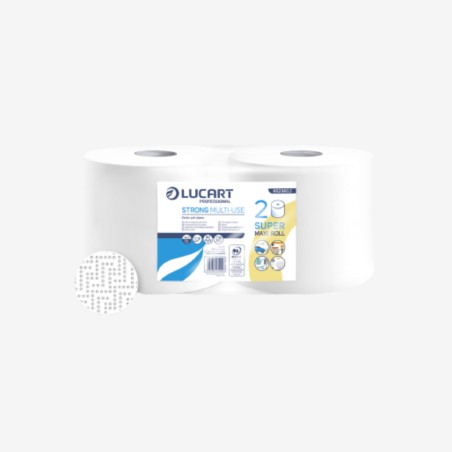 Prosoape hartie albe 2 straturi 375 foi Lucart - 2