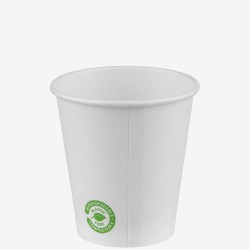 White zero plastic carton...