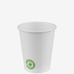 White zero plastic carton...