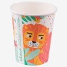 Pahare carton PLA artwork Jungle 240 ml 15 buc.