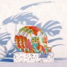 Farfurii carton rotunde Jungle 23 cm 12 buc.