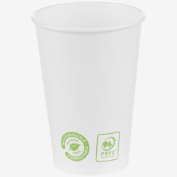 White zero plastic carton cups 180 ml 50 pcs